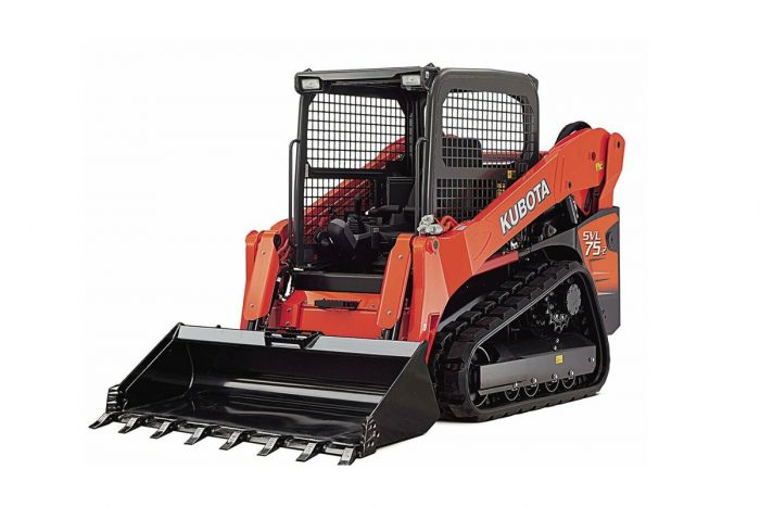 Chargeur sur Chenille Kubota SVL75